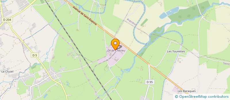 localisation de l'entreprise SOCIETE CIVILE IMMOBILIERE C.G.R.  SAINT-ROMAIN-LE-PUY