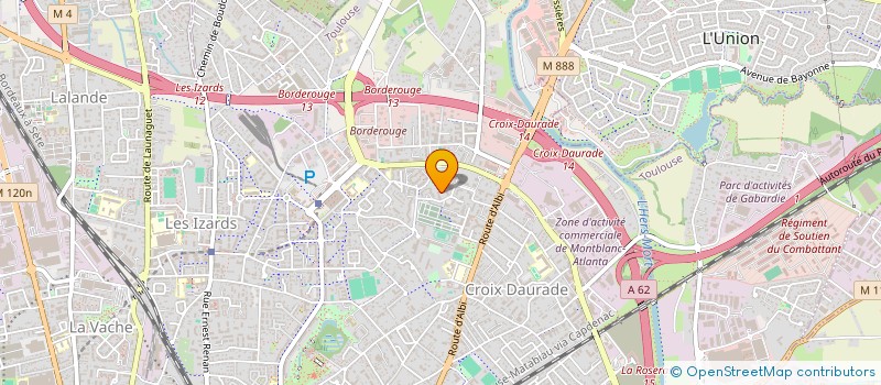 localisation de l'entreprise SOCIETE CIVILE IMMOBILIERE C.J.P à TOULOUSE
