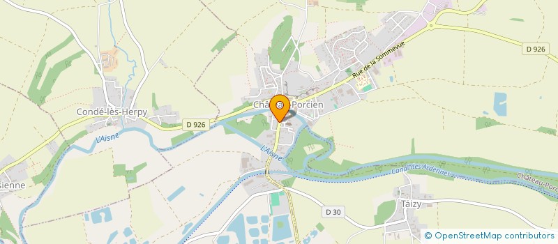 localisation de l'entreprise SOCIETE CIVILE IMMOBILIERE C.M.D.M.  CHATEAU-PORCIEN