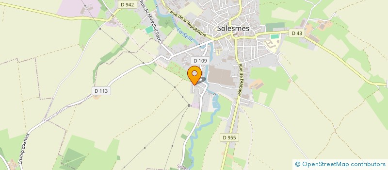 localisation de l'entreprise SOCIETE CIVILE IMMOBILIERE C2R RENARD  SOLESMES