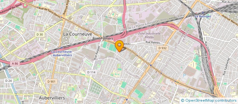 localisation de l'entreprise SOCIETE CIVILE IMMOBILIERE C4Z à LA COURNEUVE