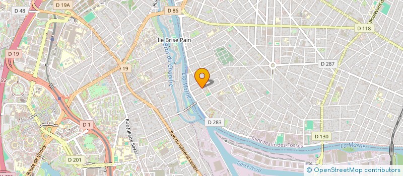 localisation de l'entreprise SOCIETE CIVILE IMMOBILIERE CAAP CL à SAINT-MAUR-DES-FOSSES