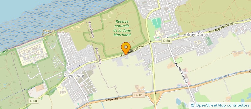 localisation de l'entreprise SOCIETE CIVILE IMMOBILIERE CAB  BRAY-DUNES