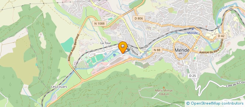 localisation de l'entreprise SOCIETE CIVILE IMMOBILIERE CABEMALEA  SAINT-ETIENNE-DU-VALDONNEZ