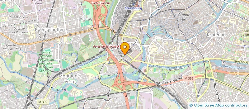 localisation de l'entreprise SOCIETE CIVILE IMMOBILIERE CABINET DE MEDECINE GENERALE DE LA PORTE DE SCHIRMECK - CMGPS  STRASBOURG