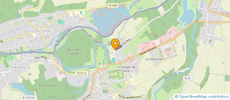 localisation de l'entreprise SOCIETE CIVILE IMMOBILIERE CABINET MEDIAL HENRY IV PAR ABREVIATION SCI CABINET MEDICAL HENRI IV à ANET