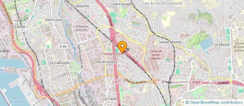 localisation de l'entreprise SOCIETE CIVILE IMMOBILIERE CADIMMO à MARSEILLE