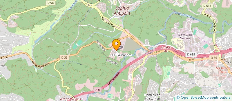 localisation de l'entreprise SOCIETE CIVILE IMMOBILIERE CADIOMER  VALBONNE