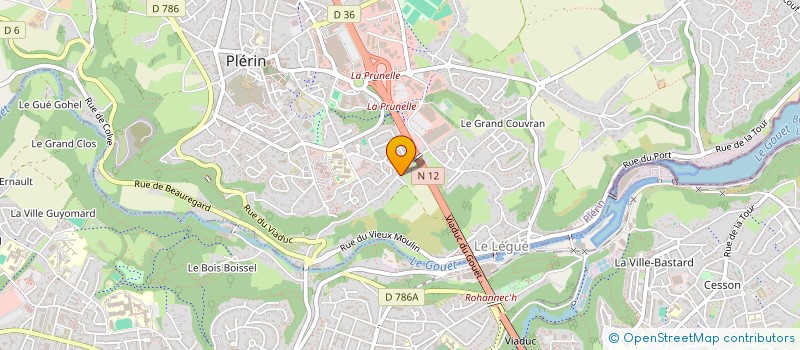 localisation de l'entreprise SOCIETE CIVILE IMMOBILIERE CADOIRE  PLERIN