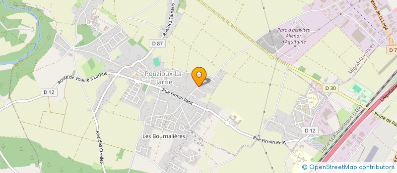 localisation de l'entreprise SOCIETE CIVILE IMMOBILIERE CADOM  VOUNEUIL-SOUS-BIARD