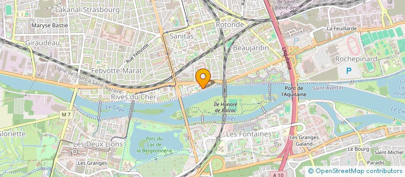 localisation de l'entreprise SOCIETE CIVILE IMMOBILIERE CAGNASSIOM  TOURS