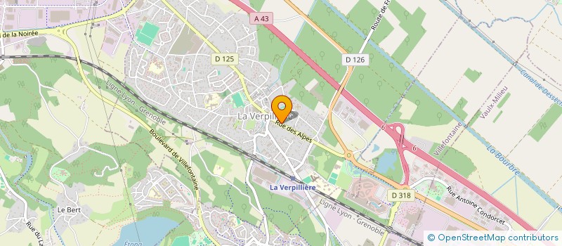 localisation de l'entreprise SOCIETE CIVILE IMMOBILIERE CAIADA  LA VERPILLIERE