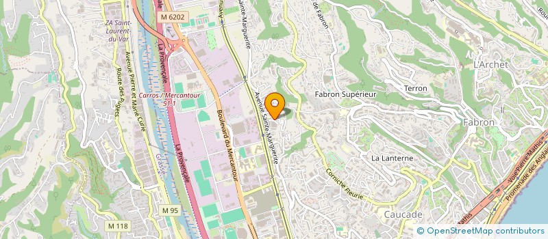 localisation de l'entreprise SOCIETE CIVILE IMMOBILIERE CALAS à NICE