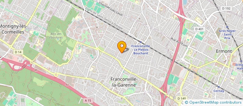 localisation de l'entreprise SOCIETE CIVILE IMMOBILIERE CALFAU à PLESSIS-BOUCHARD (LE)