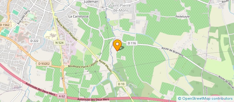 localisation de l'entreprise SOCIETE CIVILE IMMOBILIERE CALOU  SAINT-PIERRE-DE-MONS