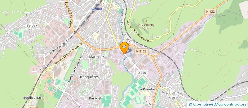 localisation de l'entreprise SOCIETE CIVILE IMMOBILIERE CALVET à YTRAC