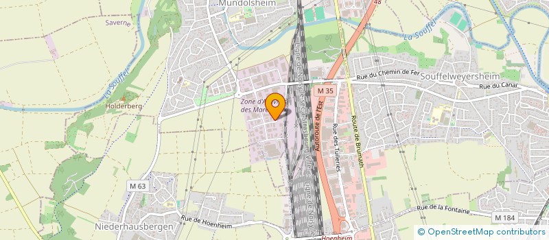 localisation de l'entreprise SOCIETE CIVILE IMMOBILIERE CAMI 20  MUNDOLSHEIM