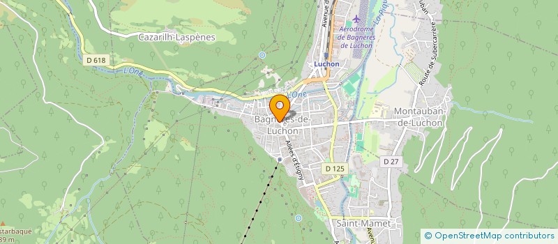 localisation de l'entreprise SOCIETE CIVILE IMMOBILIERE CAMPODARNE .I.A PAR ABREVIATION S.C.I CAMPODARNE I.A  BAGNERES-DE-LUCHON