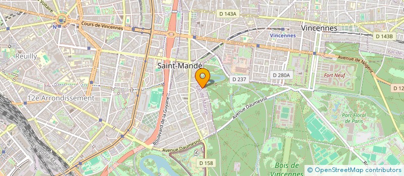 localisation de l'entreprise SOCIETE CIVILE IMMOBILIERE CAMUS à SAINT-MANDE