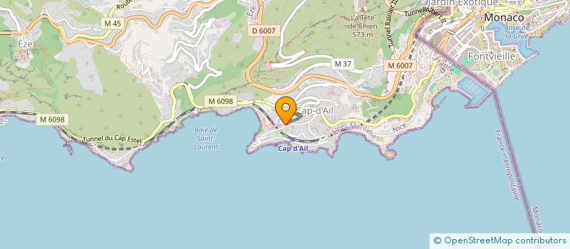 localisation de l'entreprise SOCIETE CIVILE IMMOBILIERE CANDELA PAR ABREVIATION SCI CANDELA  CAP-D'AIL