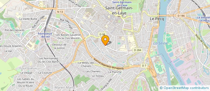localisation de l'entreprise SOCIETE CIVILE IMMOBILIERE CANTAREL  SAINT-GERMAIN-EN-LAYE
