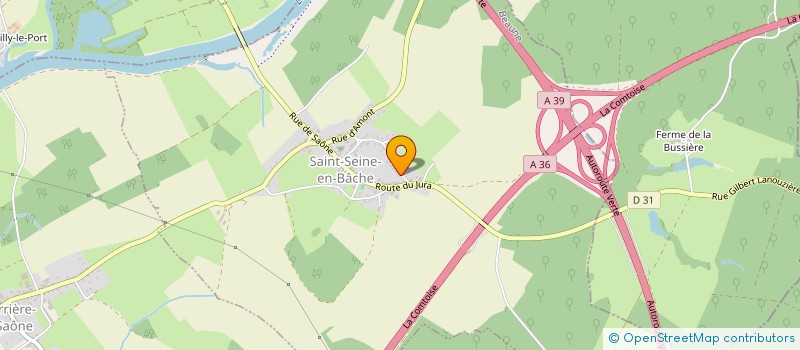 localisation de l'entreprise SOCIETE CIVILE IMMOBILIERE CANTET  SAINT-SEINE-EN-BACHE