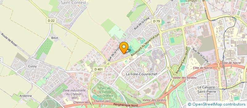 localisation de l'entreprise SOCIETE CIVILE IMMOBILIERE CAPALI à CAEN
