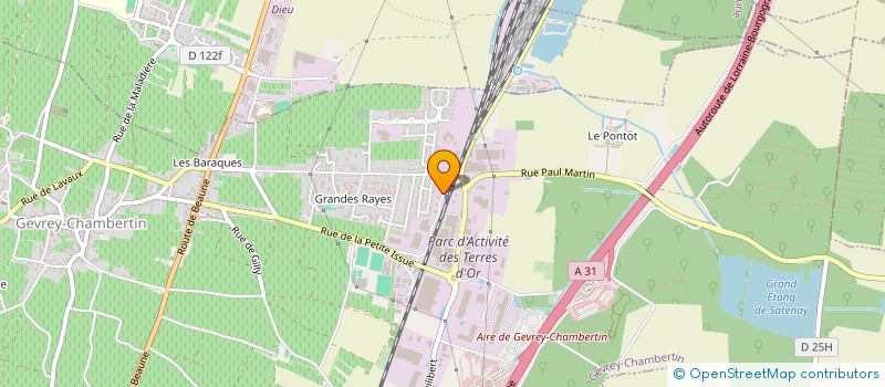 localisation de l'entreprise SOCIETE CIVILE IMMOBILIERE CAPET  GEVREY-CHAMBERTIN