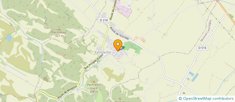 localisation de l'entreprise SOCIETE CIVILE IMMOBILIERE CAQUOT  FENDEILLE