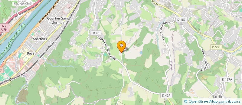 localisation de l'entreprise SOCIETE CIVILE IMMOBILIERE CARAT ONE  VIENNE