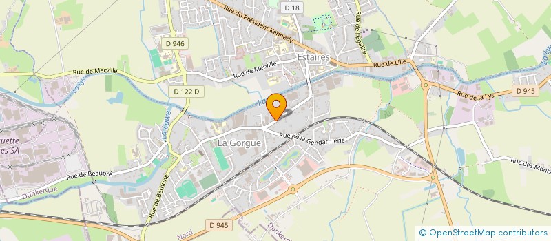 localisation de l'entreprise SOCIETE CIVILE IMMOBILIERE CARAYA & FILS à LA GORGUE