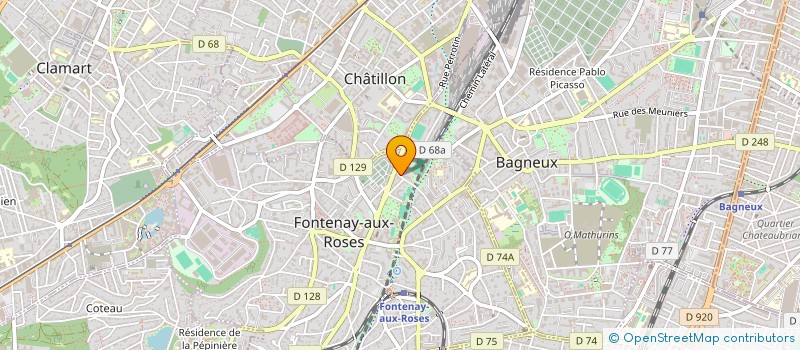 localisation de l'entreprise SOCIETE CIVILE IMMOBILIERE CARE INVEST à FONTENAY-AUX-ROSES