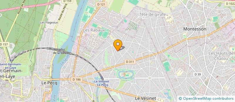 localisation de l'entreprise SOCIETE CIVILE IMMOBILIERE CARGIL  LE VESINET