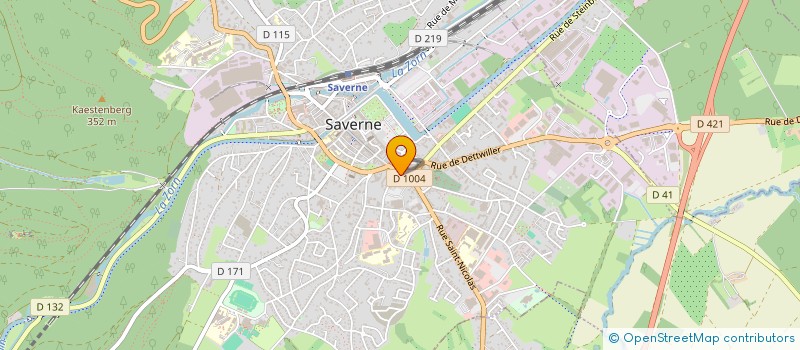 localisation de l'entreprise SOCIETE CIVILE IMMOBILIERE CARIN  SAVERNE