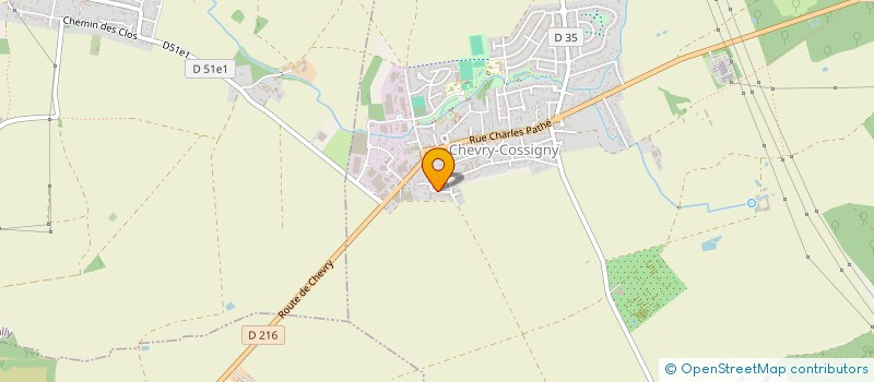 localisation de l'entreprise SOCIETE CIVILE IMMOBILIERE CARLANAIS  CHEVRY-COSSIGNY