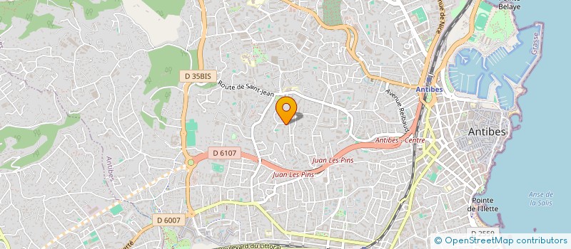 localisation de l'entreprise SOCIETE CIVILE IMMOBILIERE CARNIKA à ANTIBES