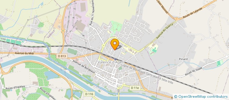 localisation de l'entreprise SOCIETE CIVILE IMMOBILIERE CARON LEROY à VALENCE
