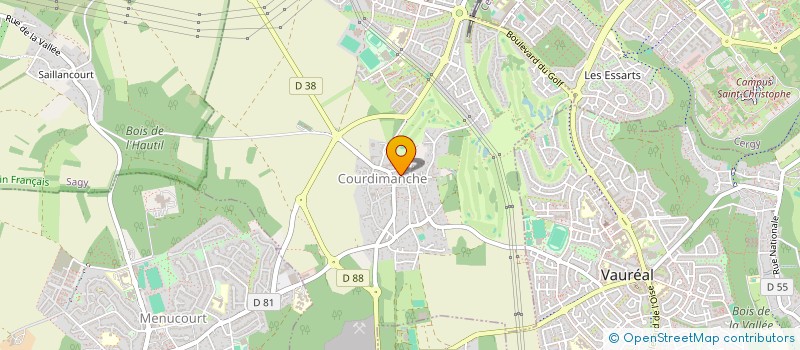 localisation de l'entreprise SOCIETE CIVILE IMMOBILIERE CARPE DIEM  COURDIMANCHE