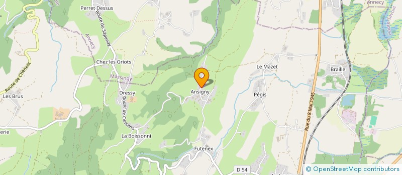 localisation de l'entreprise SOCIETE CIVILE IMMOBILIERE CARSBOX  ENTRELACS