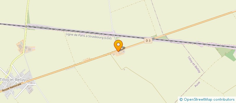 localisation de l'entreprise SOCIETE CIVILE IMMOBILIERE CARTIER  TILLOY-ET-BELLAY