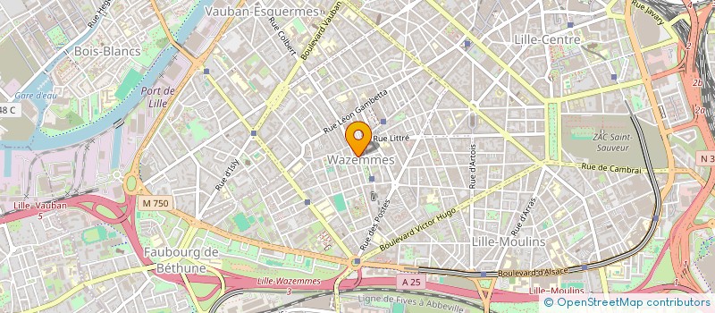 localisation de l'entreprise SOCIETE CIVILE IMMOBILIERE CASA VILLA DEDUSSY à LILLE