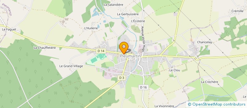 localisation de l'entreprise SOCIETE CIVILE IMMOBILIERE CASABU  PLEUMARTIN