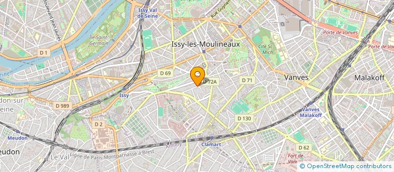 localisation de l'entreprise SOCIETE CIVILE IMMOBILIERE CASACYKA à ISSY-LES-MOULINEAUX