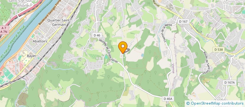 localisation de l'entreprise SOCIETE CIVILE IMMOBILIERE CASAMARE  VIENNE