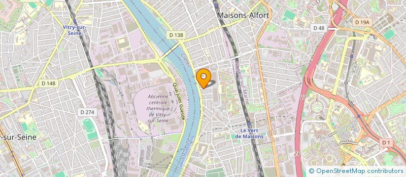localisation de l'entreprise SOCIETE CIVILE IMMOBILIERE CASI à ALFORTVILLE