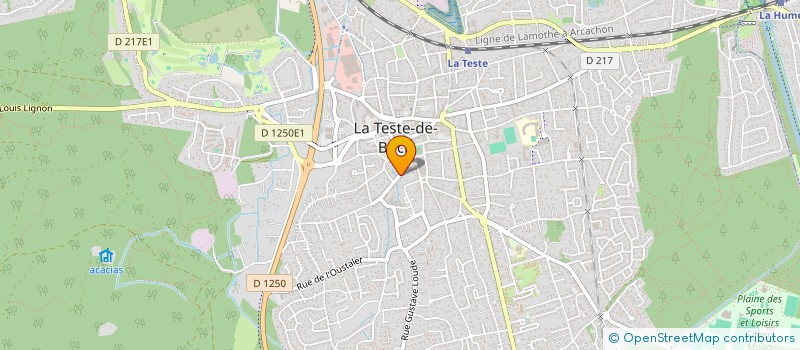 localisation de l'entreprise SOCIETE CIVILE IMMOBILIERE CASSIOPEE à LA TESTE-DE-BUCH