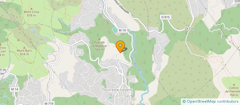 localisation de l'entreprise SOCIETE CIVILE IMMOBILIERE CASTEL NOVEL  TOURRETTE-LEVENS