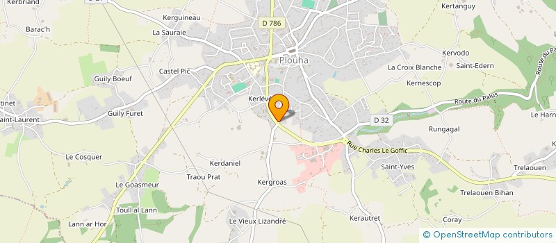 localisation de l'entreprise SOCIETE CIVILE IMMOBILIERE CATALEN  PLOUHA