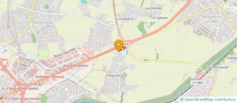 localisation de l'entreprise SOCIETE CIVILE IMMOBILIERE CATHI  DOMPIERRE-SUR-MER