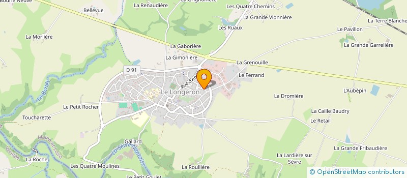 localisation de l'entreprise SOCIETE CIVILE IMMOBILIERE CATPAC à SEVREMOINE